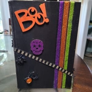 Halloween decoration!  It is a hardcover book to display.